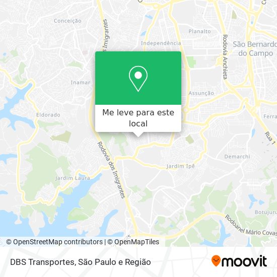 DBS Transportes mapa