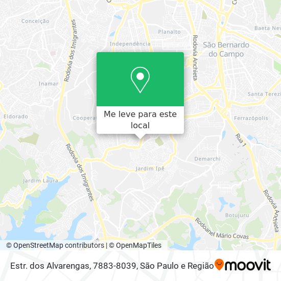 Estr. dos Alvarengas, 7883-8039 mapa