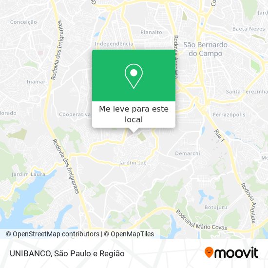 UNIBANCO mapa