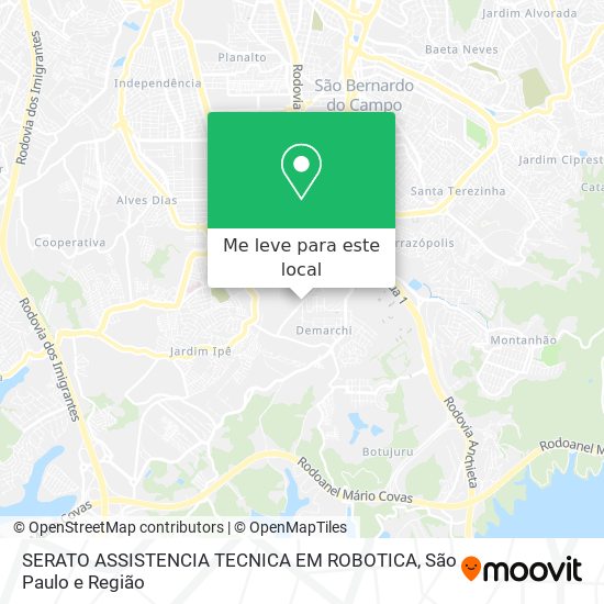 SERATO ASSISTENCIA TECNICA EM ROBOTICA mapa