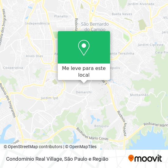 Condomínio Real Village mapa