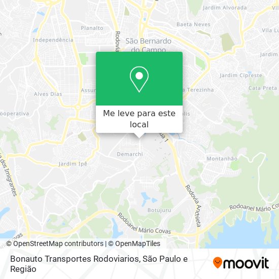 Bonauto Transportes Rodoviarios mapa