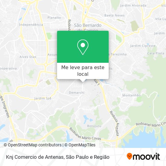 Knj Comercio de Antenas mapa