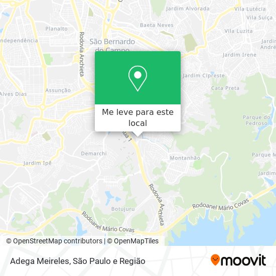 Adega Meireles mapa