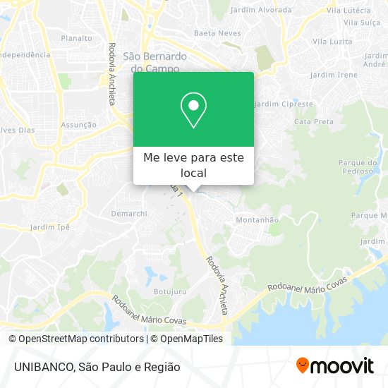 UNIBANCO mapa