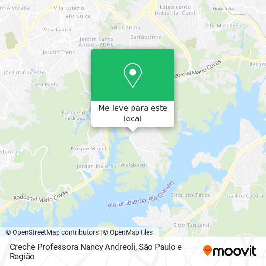 Creche Professora Nancy Andreoli mapa