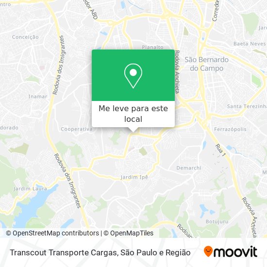 Transcout Transporte Cargas mapa