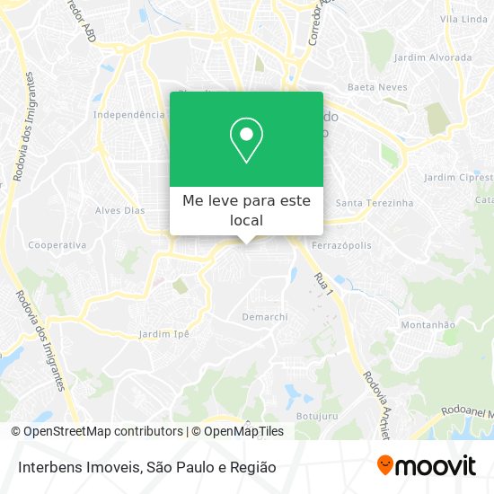 Interbens Imoveis mapa