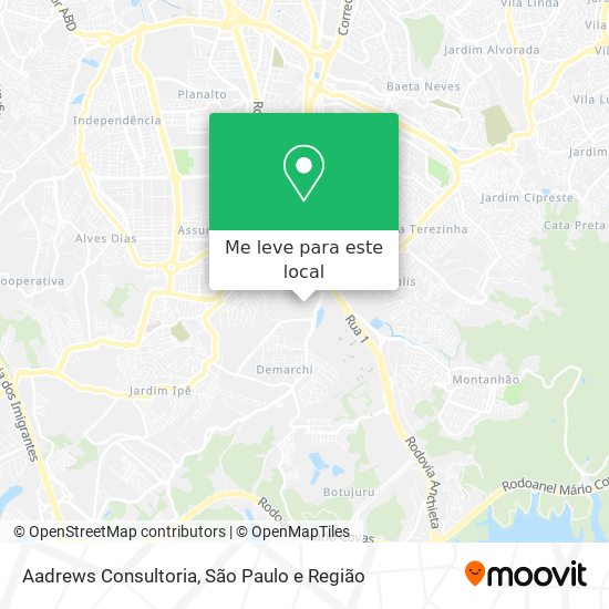 Aadrews Consultoria mapa