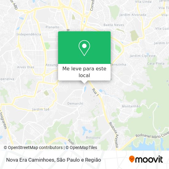 Nova Era Caminhoes mapa