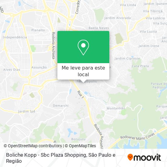 Boliche Kopp - Sbc Plaza Shopping mapa