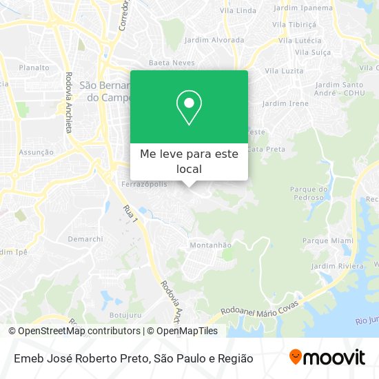 Emeb José Roberto Preto mapa