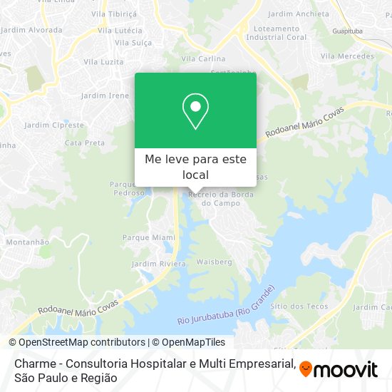 Charme - Consultoria Hospitalar e Multi Empresarial mapa