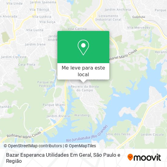 Bazar Esperanca Utilidades Em Geral mapa