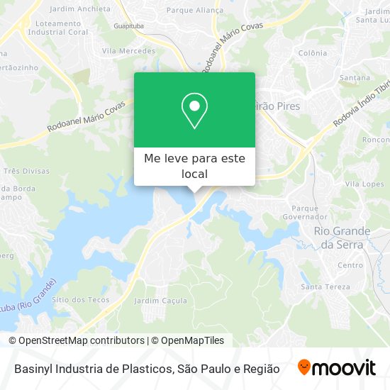 Basinyl Industria de Plasticos mapa