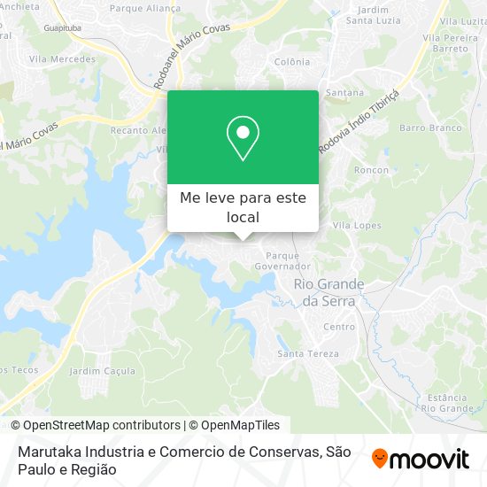 Marutaka Industria e Comercio de Conservas mapa