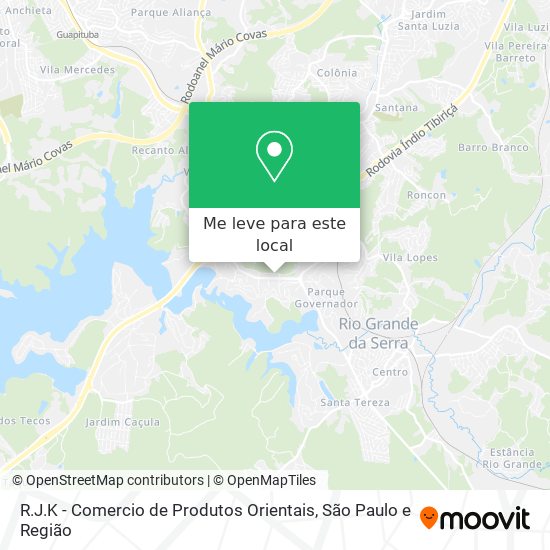 R.J.K - Comercio de Produtos Orientais mapa