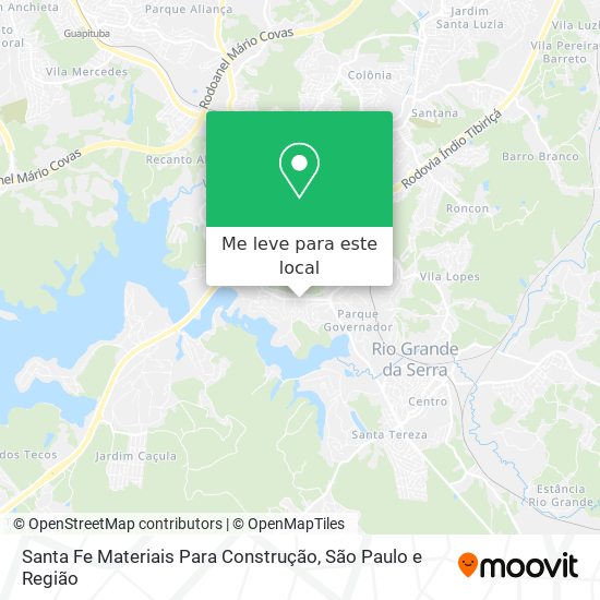 Santa Fe Materiais Para Construção mapa