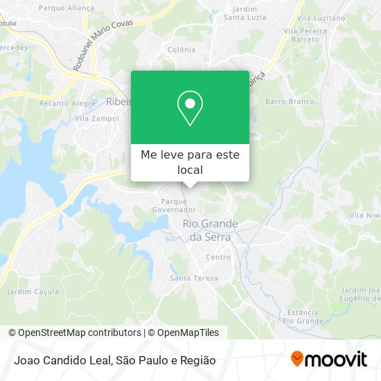 Joao Candido Leal mapa