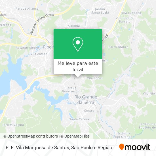 E. E. Vila Marquesa de Santos mapa