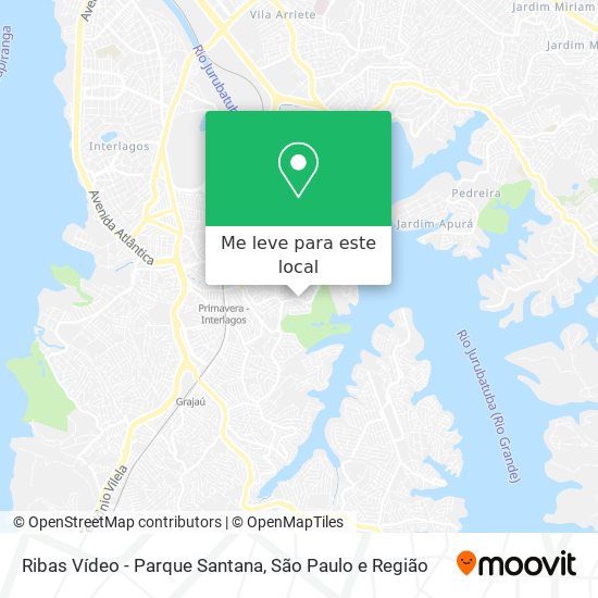 Ribas Vídeo - Parque Santana mapa