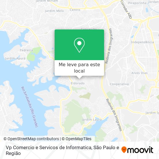 Vp Comercio e Servicos de Informatica mapa