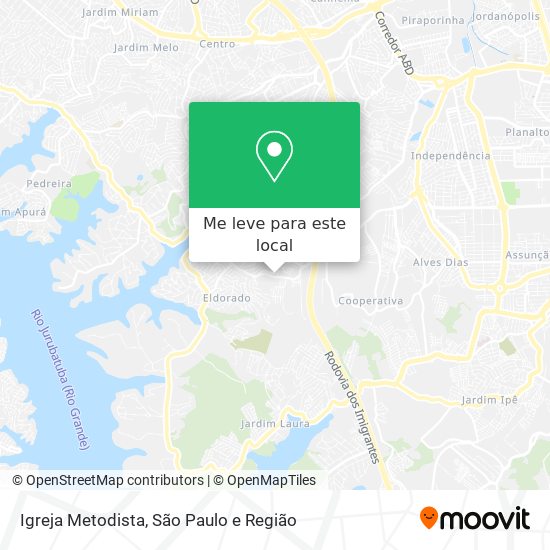 Igreja Metodista mapa