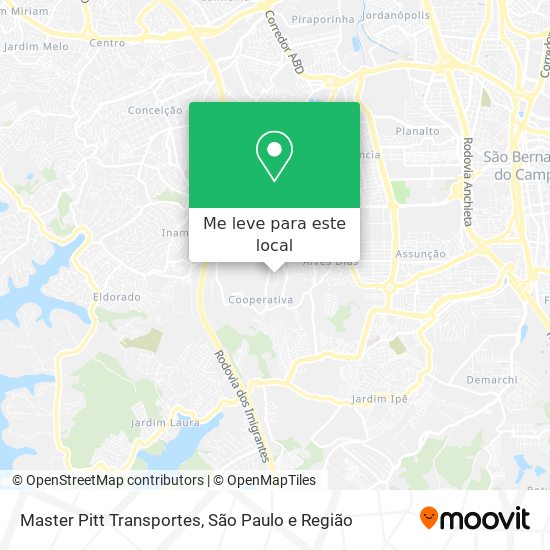 Master Pitt Transportes mapa