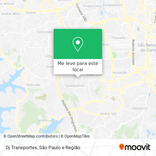 Dj Transportes mapa