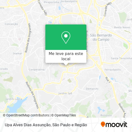Upa Alves Dias Assunção mapa