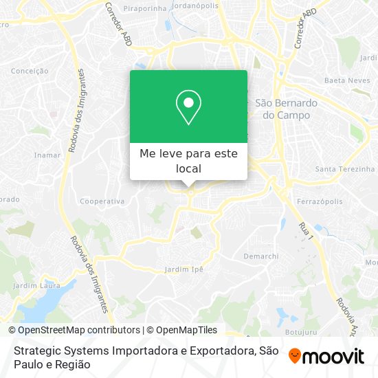 Strategic Systems Importadora e Exportadora mapa