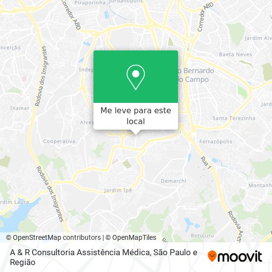 A & R Consultoria Assistência Médica mapa