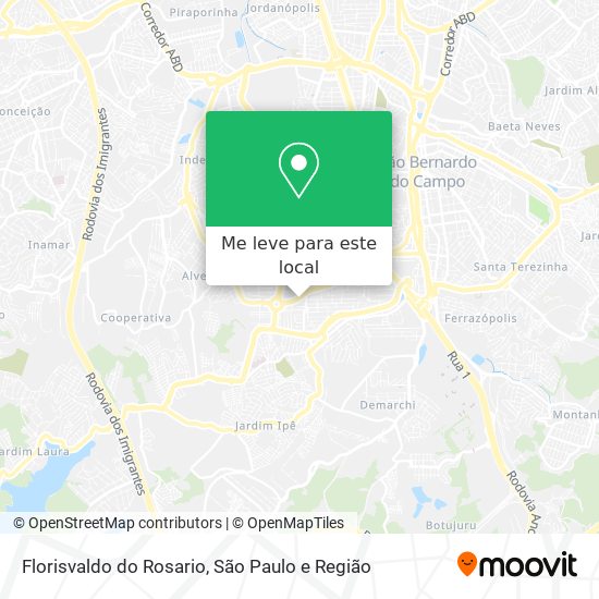 Florisvaldo do Rosario mapa