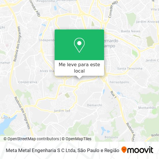 Meta Metal Engenharia S C Ltda mapa