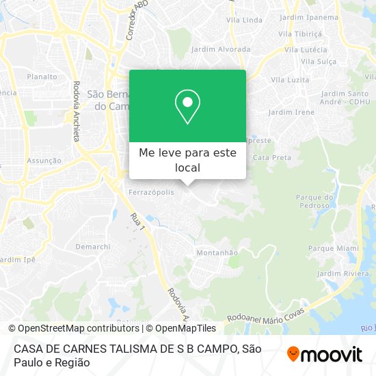 CASA DE CARNES TALISMA DE S B CAMPO mapa