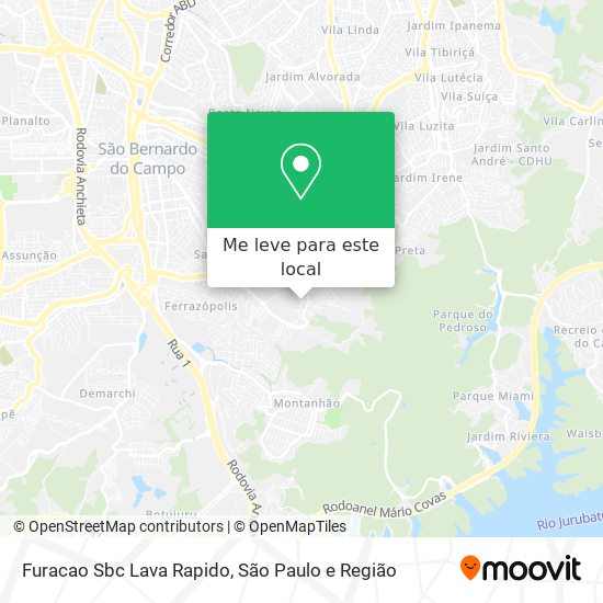 Furacao Sbc Lava Rapido mapa