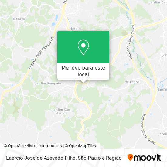 Laercio Jose de Azevedo Filho mapa