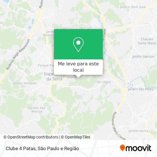 Clube 4 Patas mapa