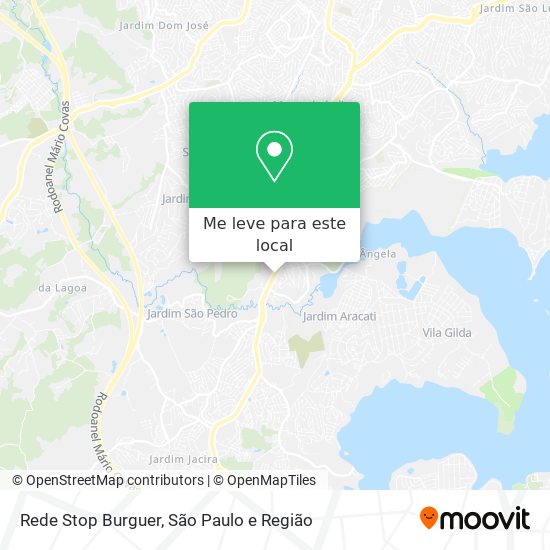 Rede Stop Burguer mapa