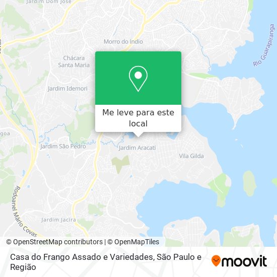 Casa do Frango Assado e Variedades mapa