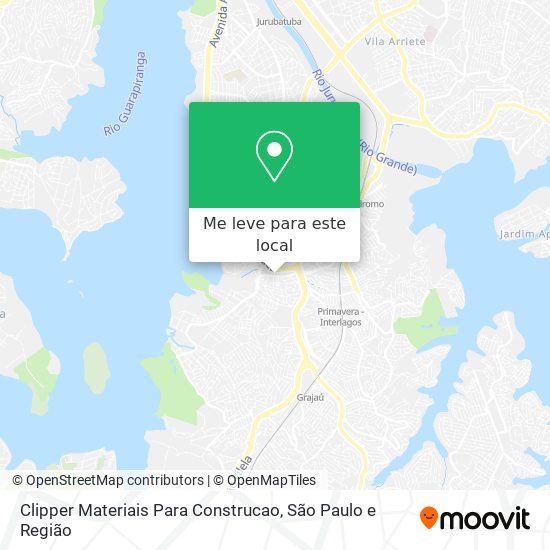 Clipper Materiais Para Construcao mapa