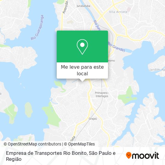 Empresa de Transportes Rio Bonito mapa