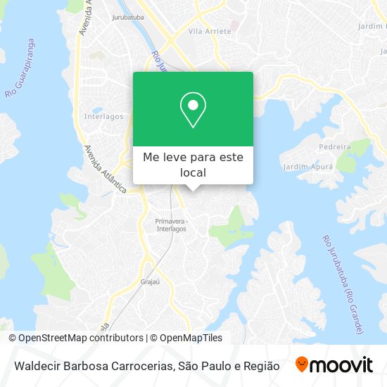 Waldecir Barbosa Carrocerias mapa