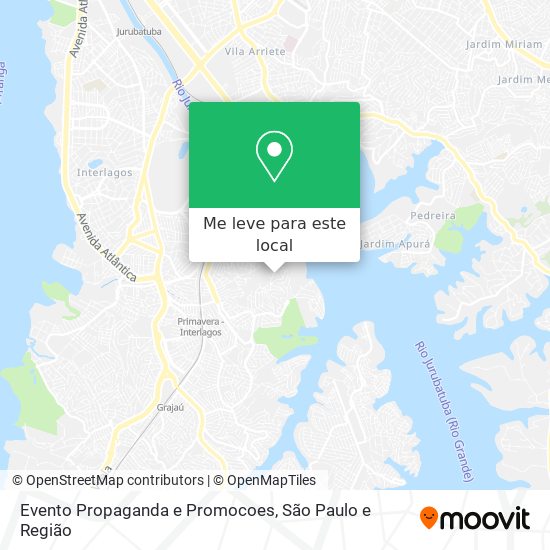 Evento Propaganda e Promocoes mapa