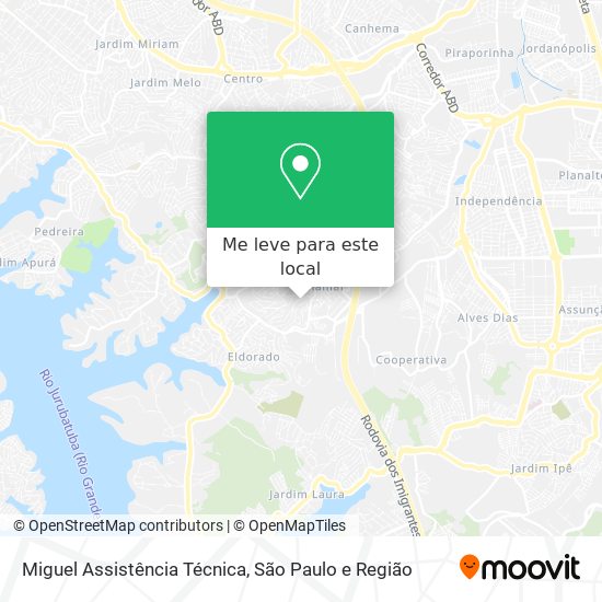 Miguel Assistência Técnica mapa