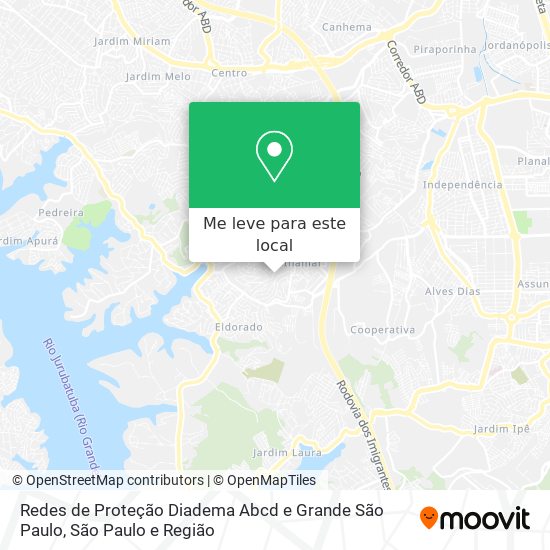 Redes de Proteção Diadema Abcd e Grande São Paulo mapa