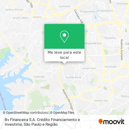 Bv Financeira S.A. Crédito Financiamento e Investime mapa