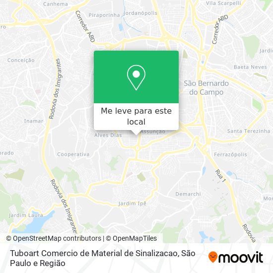 Tuboart Comercio de Material de Sinalizacao mapa