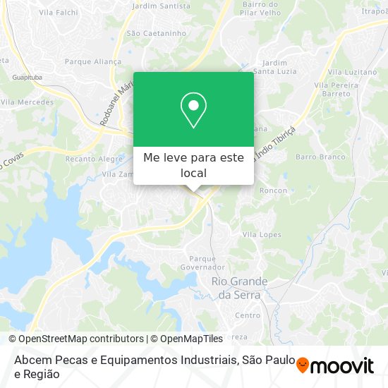 Abcem Pecas e Equipamentos Industriais mapa