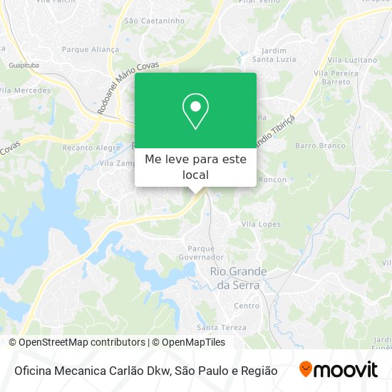 Oficina Mecanica Carlão Dkw mapa